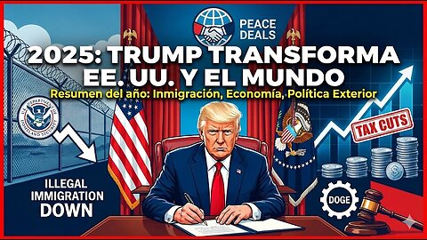 Resumen del 2025: Cómo Trump transformó a Estados Unidos y al mundo