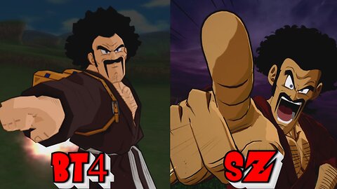 Mr. Satan - Dragon Ball Sparking Zero VS Budokai Tenkaichi 4