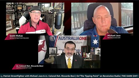 THE DARK EMPIRE IS FALLING: Scott McKay, Michaell Jaco & Lt. Colonel Ricardo Bosi