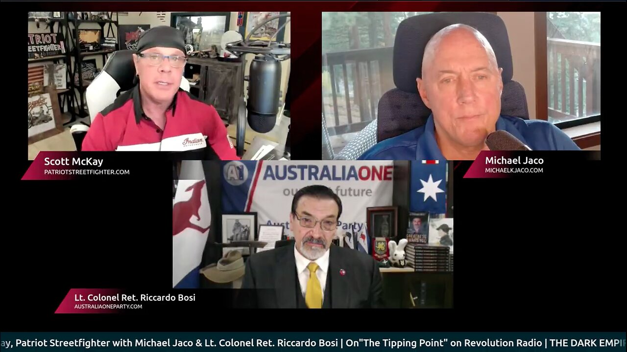 THE DARK EMPIRE IS FALLING: Scott McKay, Michaell Jaco & Lt. Colonel Ricardo Bosi