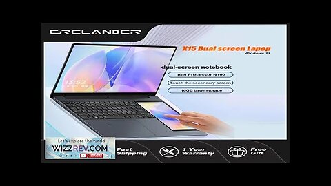 CRELANDER Intel laptop 15.6" +7" Touch Screen 32GB RAM 1TB SSD Backlit Review