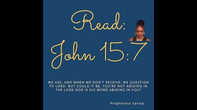 " Abiding In The Lord"