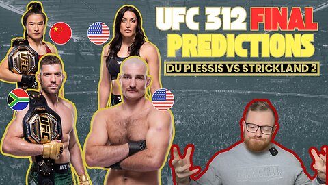 UFC 312 Predictions Du Plessis vs Strickland 2 Predictions, Analysis and Betting Odds