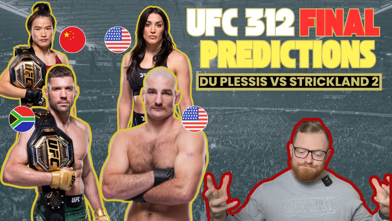 UFC 312 Predictions Du Plessis vs Strickland 2 Predictions, Analysis and Betting Odds