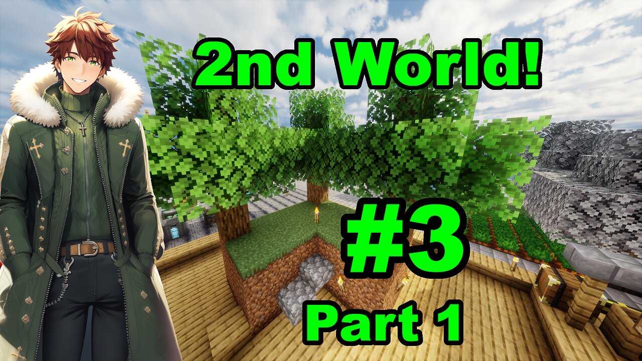 Raphael's Minecraft ATM10 Skyblock let's Play! [2nd world Episode 3 part 1/6]