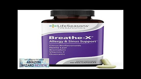 Breathe-X Allergy & Sinus Relief Supplement Supports Sinuses & Nasal Review