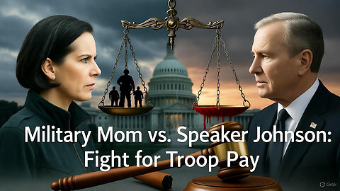 Miliary Mom Presses Speaker Johnson on Troop Pay