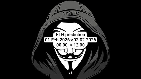 ETH #Prediction⬆️?⬇️? 01.Feb.2026(00:00->12:00) 01.02.2026->02Feb2026 02월01일->02월02일