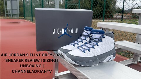 AIR JORDAN 9 FLINT GREY 2026 SNEAKER REVIEW | SIZING | UNBOXING | ON FOOT | The Forgotten Jordan