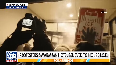 Agitators ESCALATE, riot at Minneapolis hotel looking for ICE