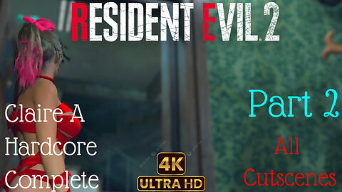 Resident Evil 2 (Remake) Mod Claire Ribbon Bikini Hardcore Part 2 of 3
