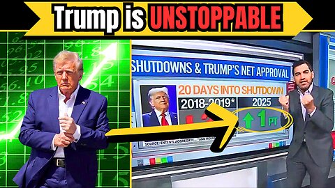 CNN ADMITS Trump Approval is RISING During The Government Shutdown!