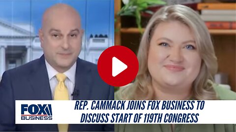 Rep. Cammack Joins Fox Business To Discuss Start Of 119th Congress