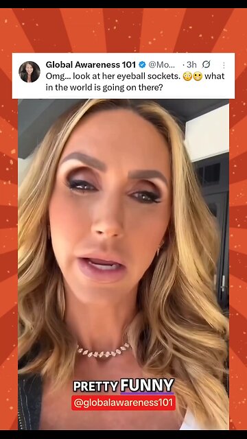 Look at Lara Trump's eyeball sockets. 😳😬