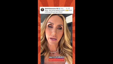 Look at Lara Trump's eyeball sockets. 😳😬