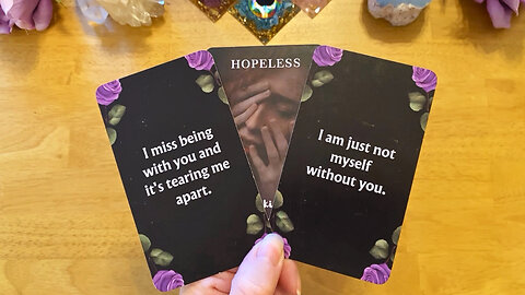 THEY'VE MADE UP THEIR MIND ABOUT YOU! ❤️ WITHOUT YOU, LIFE IS UNBEARABLE! (COLLECTIVE LOVE READING)