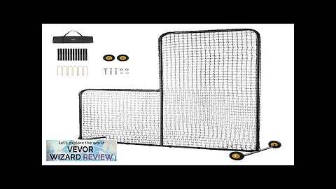 VEVOR L Screen Baseball for Batting Cage 7x7 ft Softball Safety Screen Review