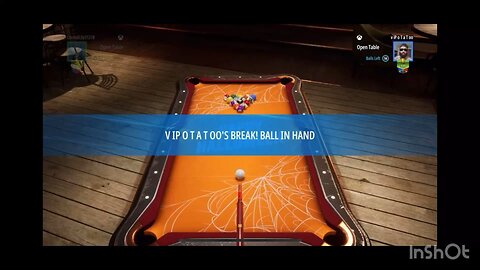 Pool table game 🎱 by jack the Irish wolfhound