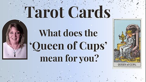 Tarot , Queen of cups– The nurturing & tenacious card! 🌟🕯️