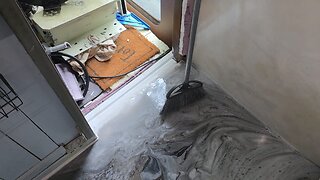 RV Faux Granite Floors Look Fantastic!