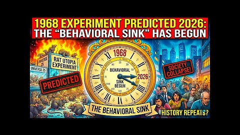 1968 Experiment Predicted 2026: The "Behavioral Sink" Has Begun