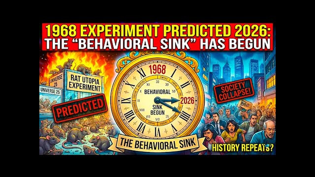 1968 Experiment Predicted 2026: The "Behavioral Sink" Has Begun