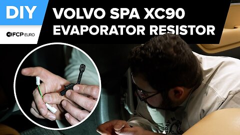 Volvo XC90 Evaporator Resistor Installation DIY (2016-Present Volvo XC90 T8, Inscription, Recharge)