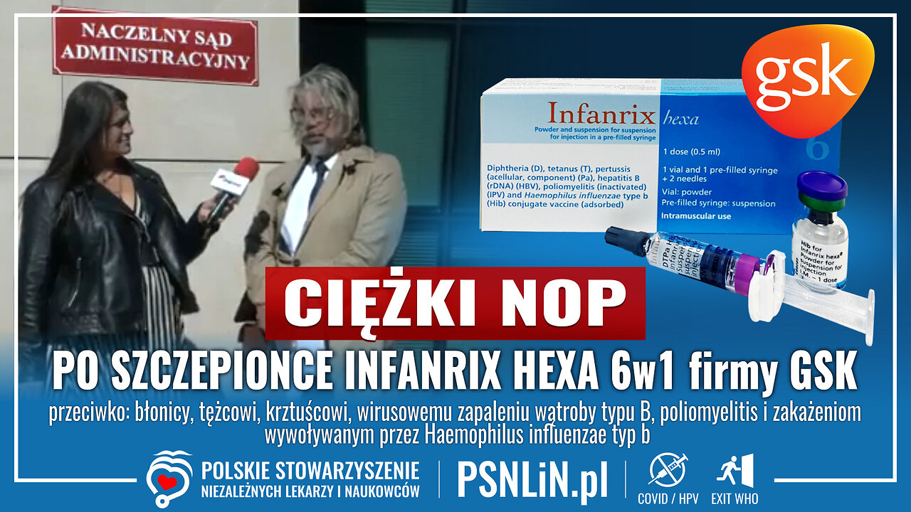 Ciężki NOP po szczepionce Infanrix Hexa firmy GSK - Naczelny Sąd Administracyjny
