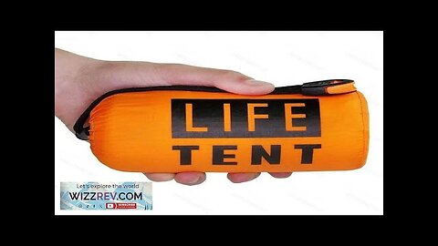 2 Person Emergency Shelter Bivy Survival Tent Kit Mylar Tube Tent Sleeping Review