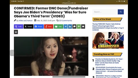 Former DNC Donor/Fundraiser Says Joe Biden’s Presidency ‘Was for Sure Obama’s Third Term’