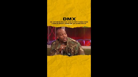 @dmx As artists we pay for everything and labels don’t give us an even split. #dmx 🎥 @bet