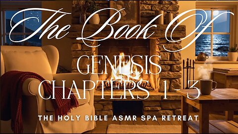 The Book of Genesis - Chapters 1 - 3 - The Holy Bible ASMR Spa Retreat