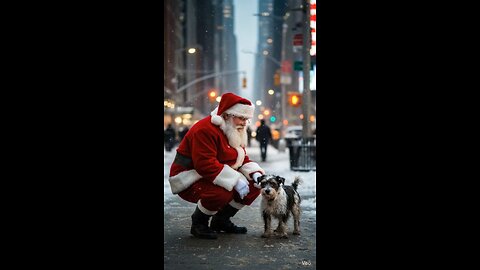 Santa streets of ny