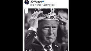 VP JD Vance's (17 sec) video on BlueSky 🤣