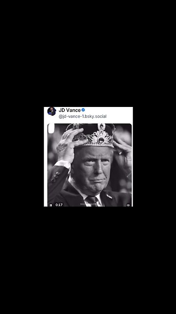 VP JD Vance's (17 sec) video on BlueSky 🤣