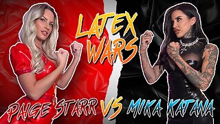 Latex Wars! Latex Try On Haul With *Mika Katana*