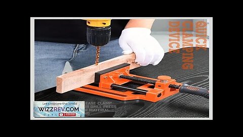 Quick-Release 90mm Drill Press Bench Vice High Carbon Steel Soft Grip Handle Review