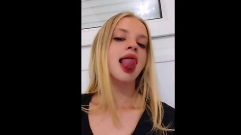 Tick tock long tongue challenge