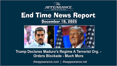 Trump Declares Maduro's Regime A Terrorist Org. - Orders Blockade - Much More