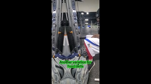 Good variation for front delts.