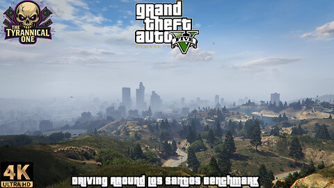 GTA V Enhanced (PC) Driving Around Los Santos Benchmark DLSS 4.5 Model M (NVIDIA Driver 591.74)