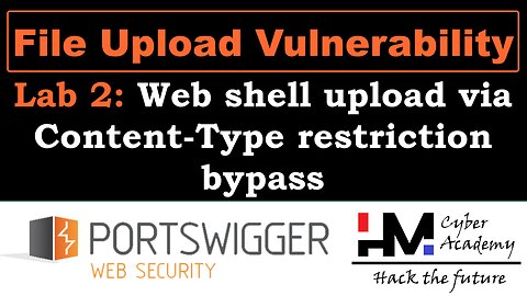 File upload 2 | Web shell upload via Content-Type restriction bypass