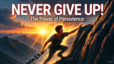 “Never Give Up | Motivational Short Video | Power of Persistence”