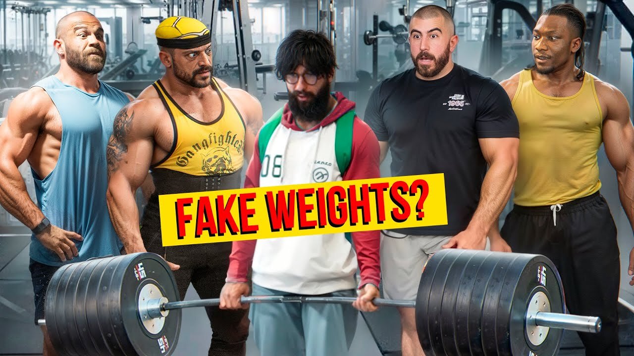 FAKE WEIGHTS in gym PRANK... ｜ ANATOLY pretended to be a Beginner #13