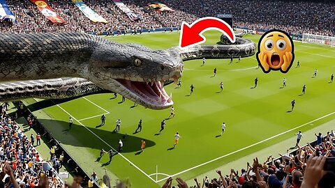 Giant Anaconda Attacks Stadium Sydney Under Siege Epic City Collapse VFX