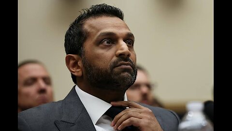 Kash Patel vows to capture the suspect. (Who was already in custody.)