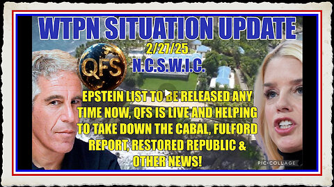 EPSTEIN ISLAND LIST, QFS LIVE, DOGE, FULFORD REPORT, VAIDS 2025 MORE.