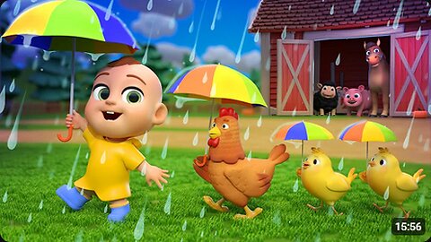 Rain Rain Go Away _ Animal Version _ Newborn Baby Songs & Nursery Rhymes