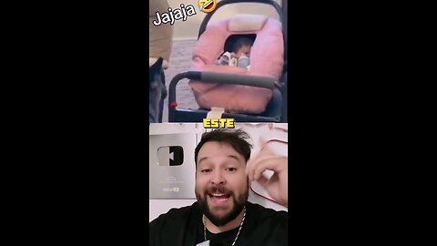 Este #perrito esta ancioso por que su bebé juegue con el 🤣