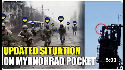 Russian army is capturing the Myrnohrad Mine while it smashes Ukraine mercilessly